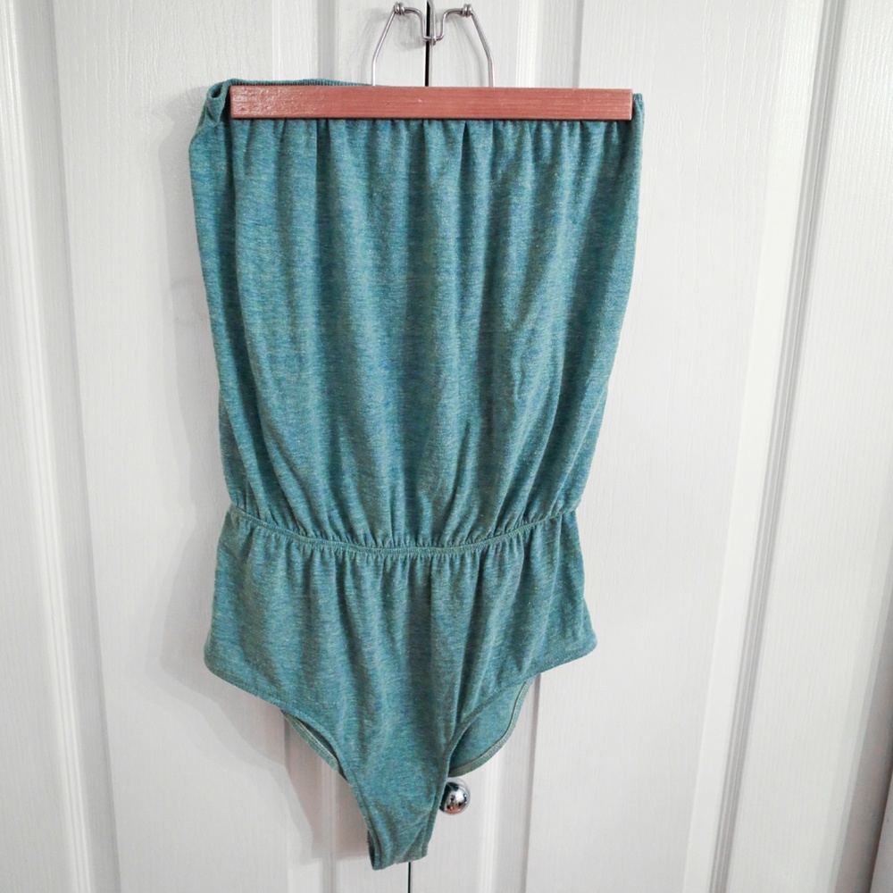 AMERICAN APPAREL Strapless Bodysuit - M